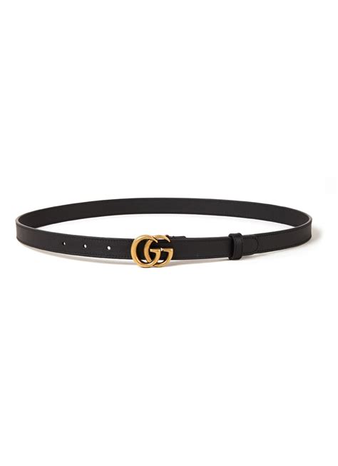 gucci riem dames zwart dun|riemen Gucci dames.